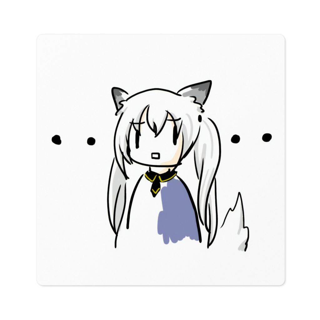 #ツインテールの日落書き ステッカー