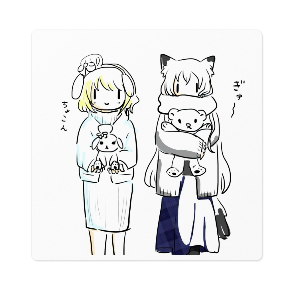 #ゆのちゃんとディズニーデート落書き ステッカー