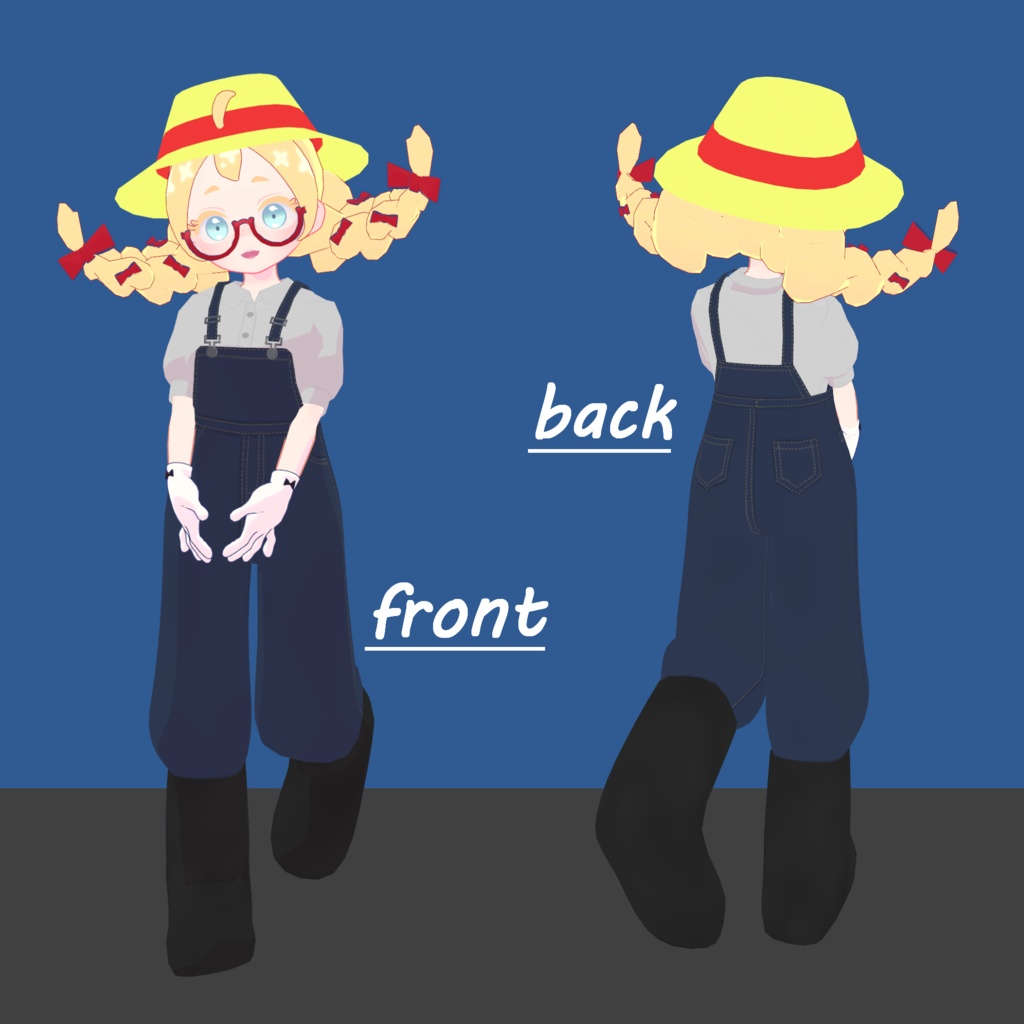 オーバーオールコーデ リュシェット用衣装