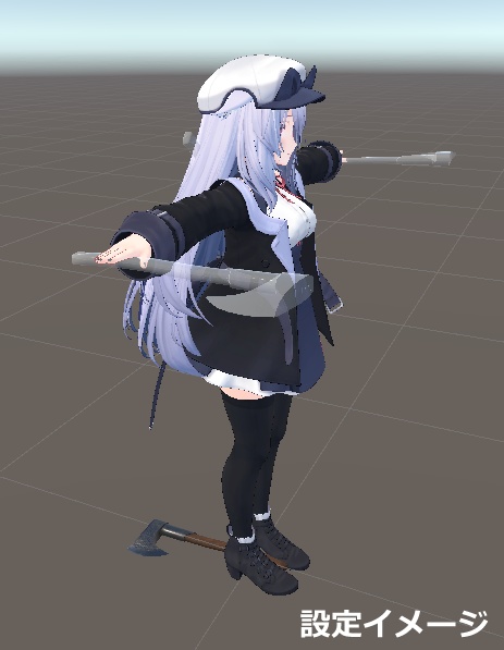 VRChat向けアイテム持ち替えギミック Common Item Handler