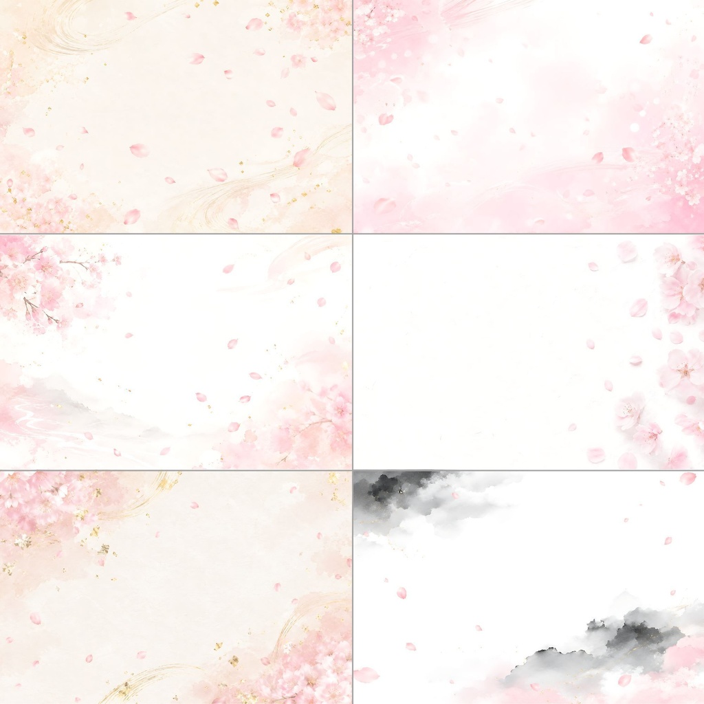和風春背景素材集 25枚セット【商用利用可】Japanese Spring Collection