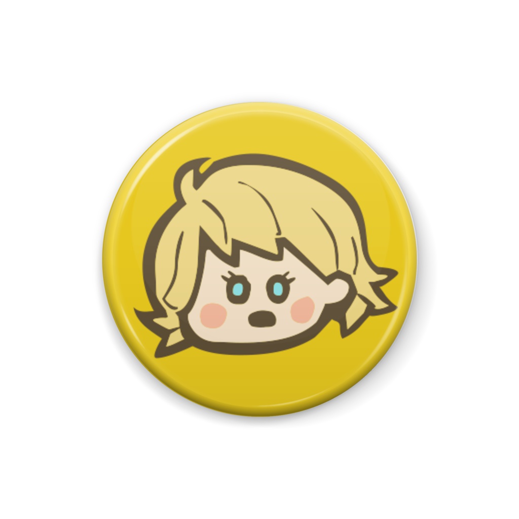 ヤマブキくん缶バッジ 25mm