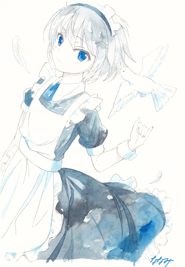 【アナログ原画】Blue【Winter SALE】