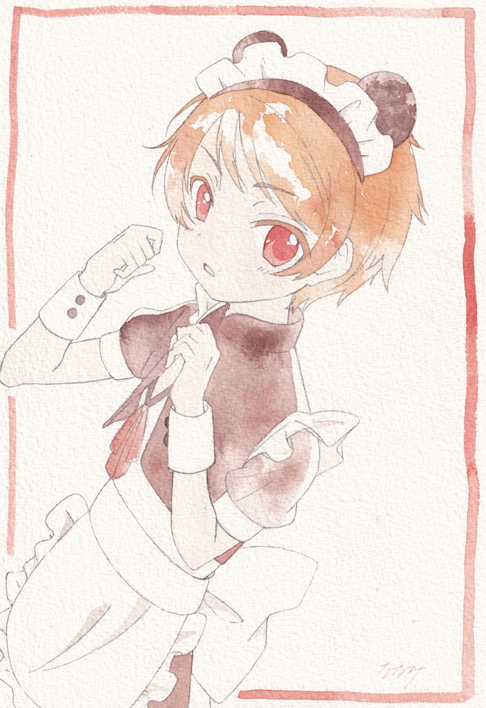 【アナログ原画】メイドハオラン
