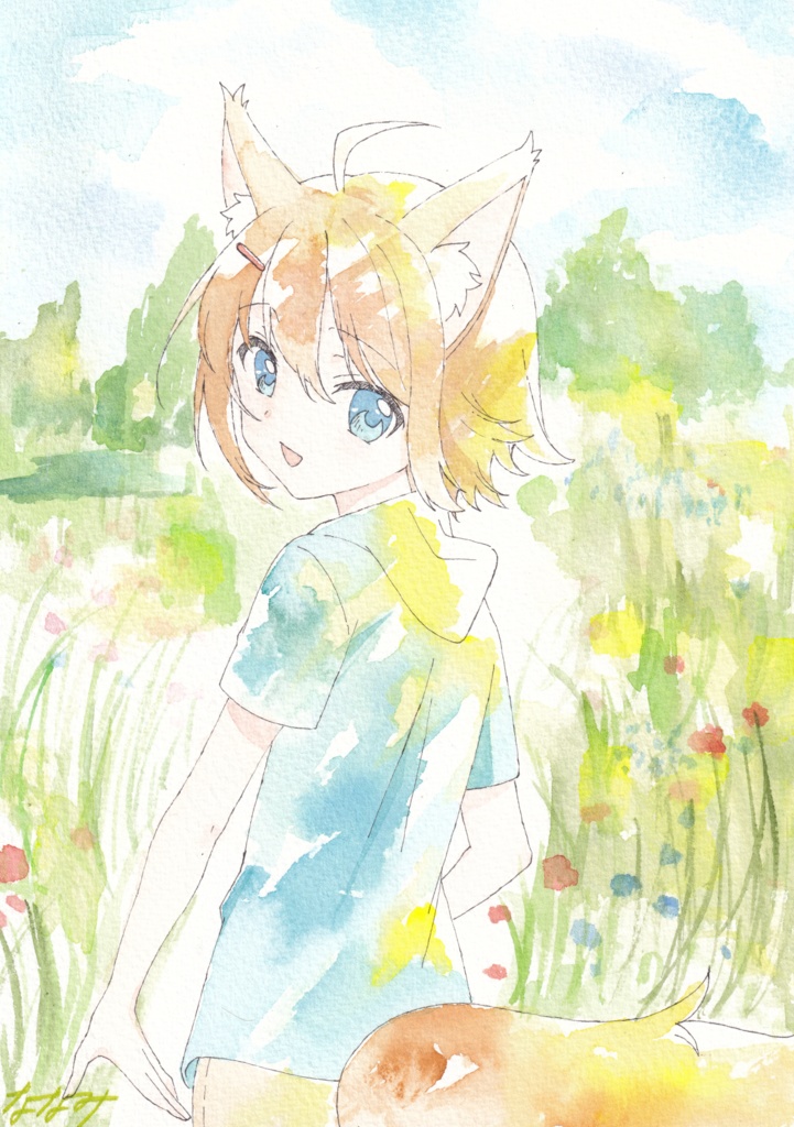 【アナログ原画】立川にて