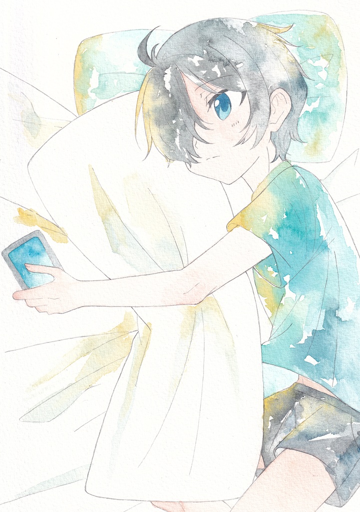 【アナログ原画】つかない既読