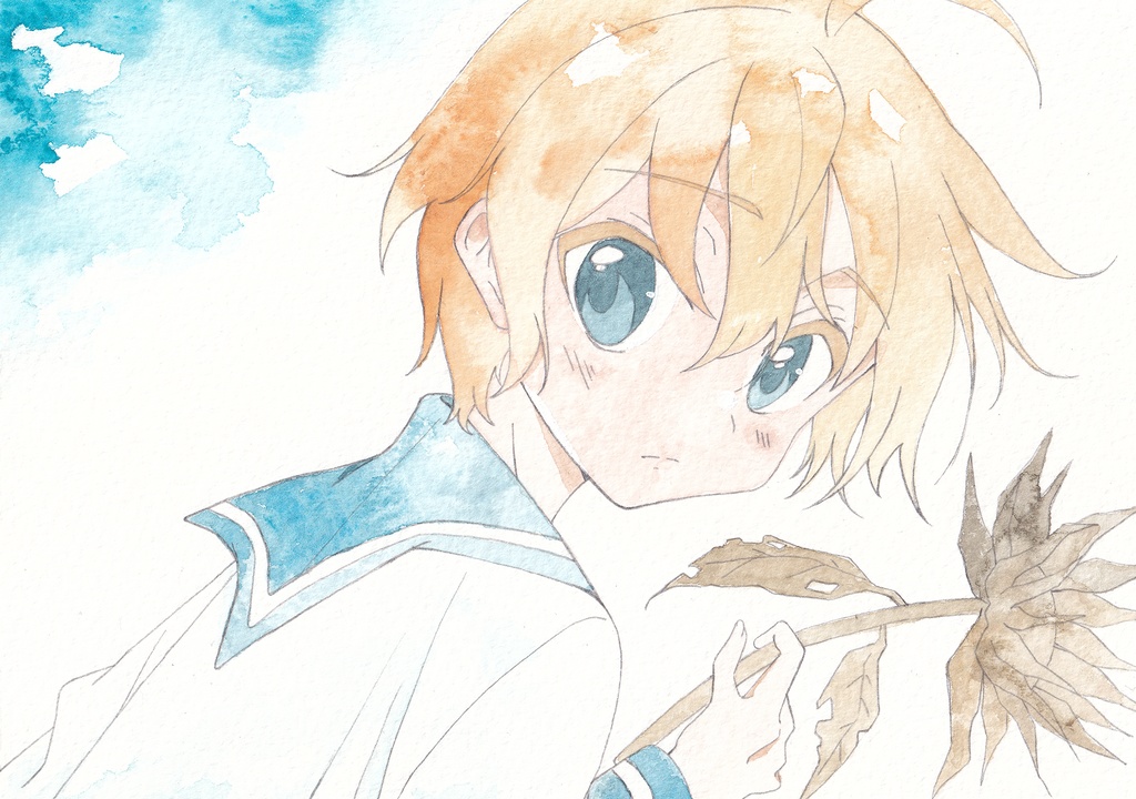 【アナログ原画】終わった夏