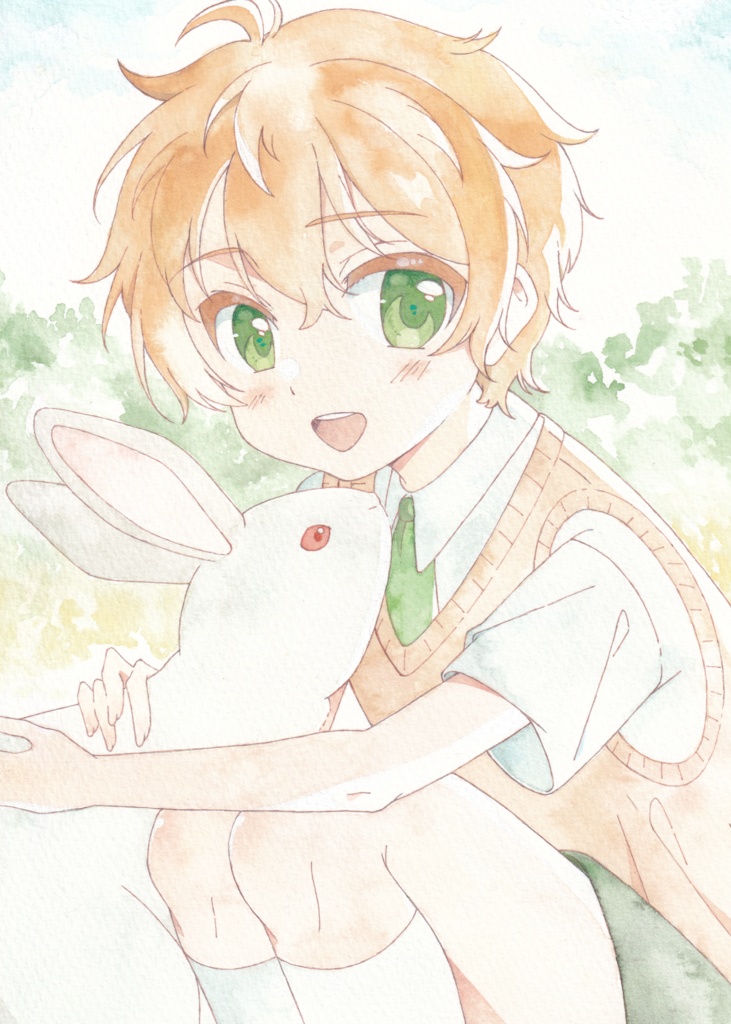 【アナログ原画】僕の友だちを紹介します