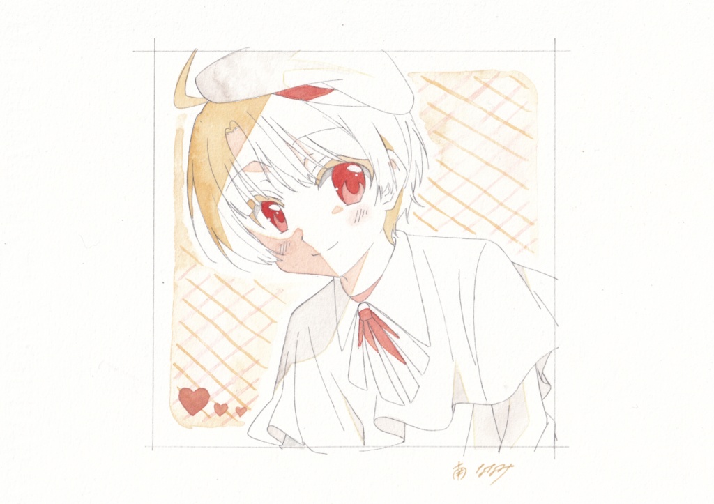 【アナログ原画】聖歌隊の少年