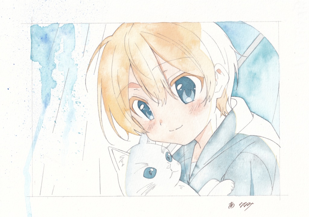 【アナログ原画】心優しい少年