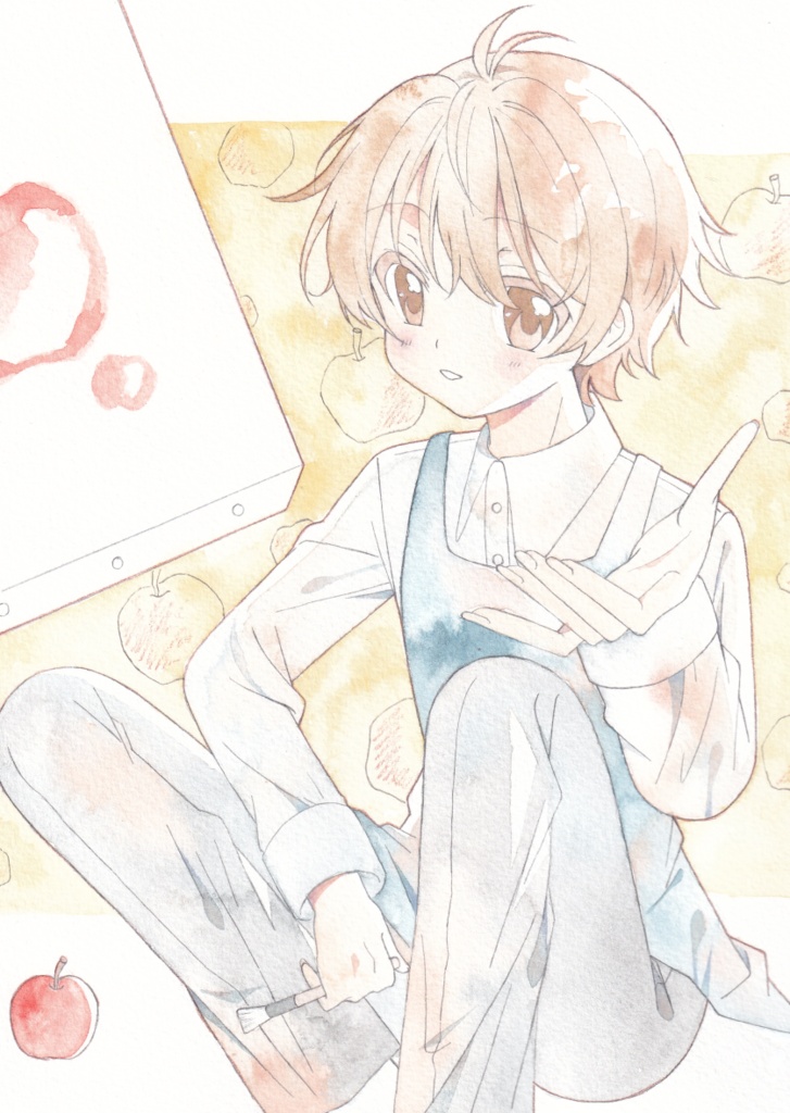 【アナログ原画】りんご