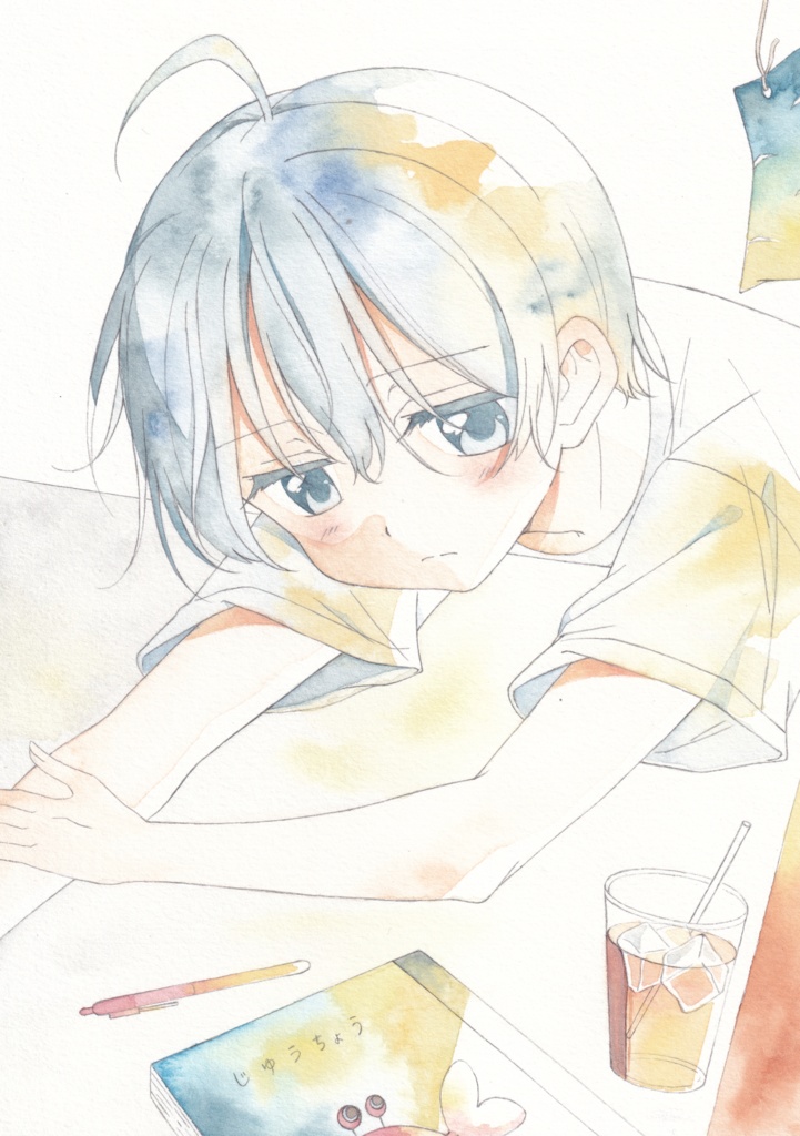 【アナログ原画】憂鬱な夏休み