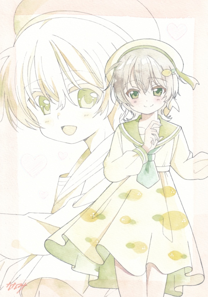 【アナログ原画】ファッションチェック