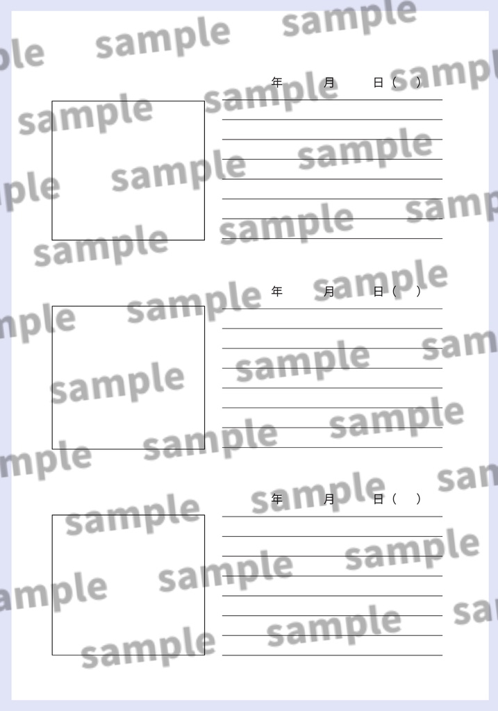 デジタルノートcanva template