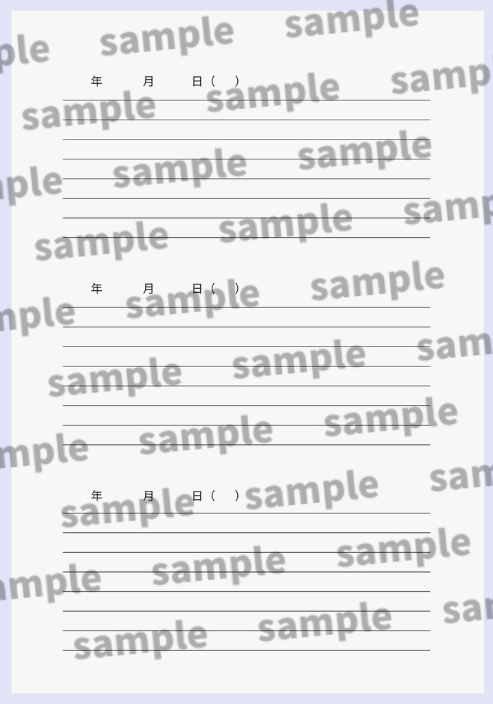 デジタルノートcanva template