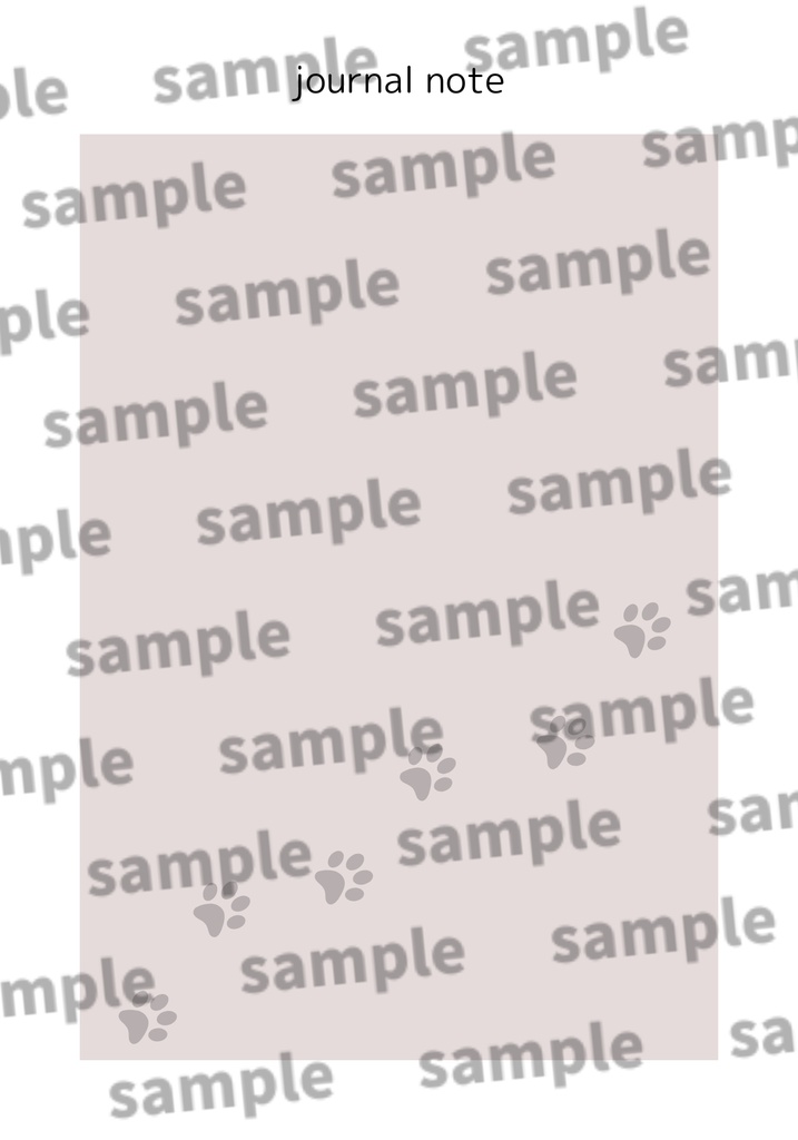 デジタルノートcanva template