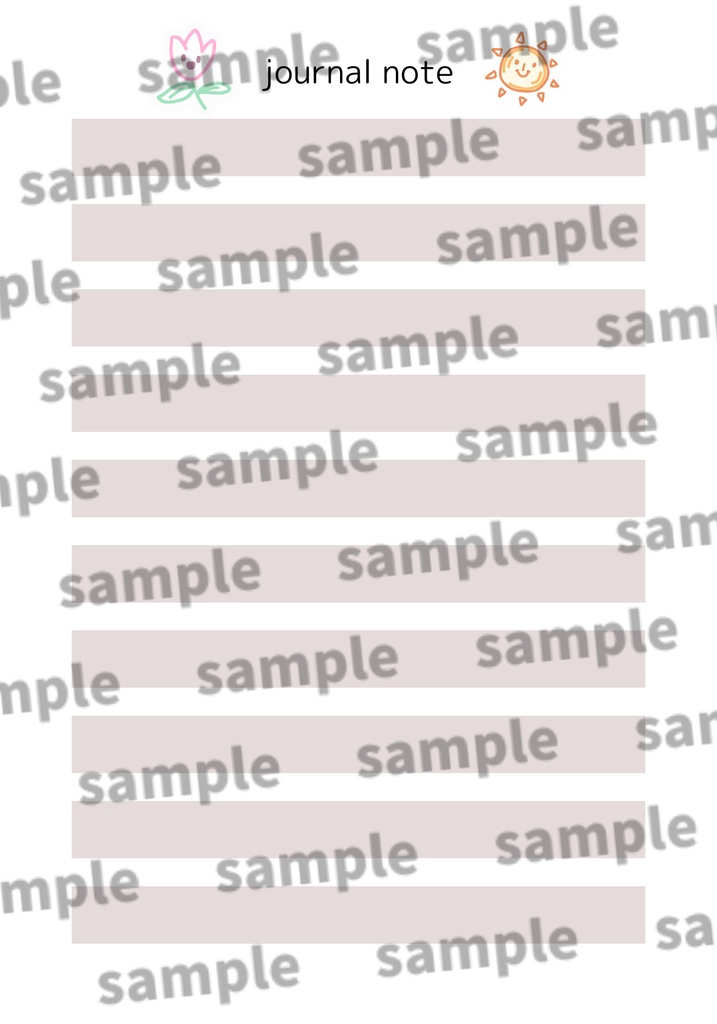 デジタルノートcanva template