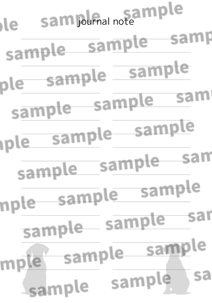 デジタルノートcanva template