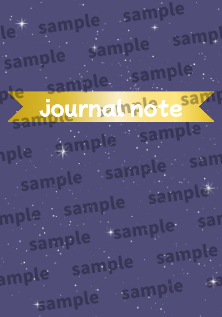 デジタルノートcanva template