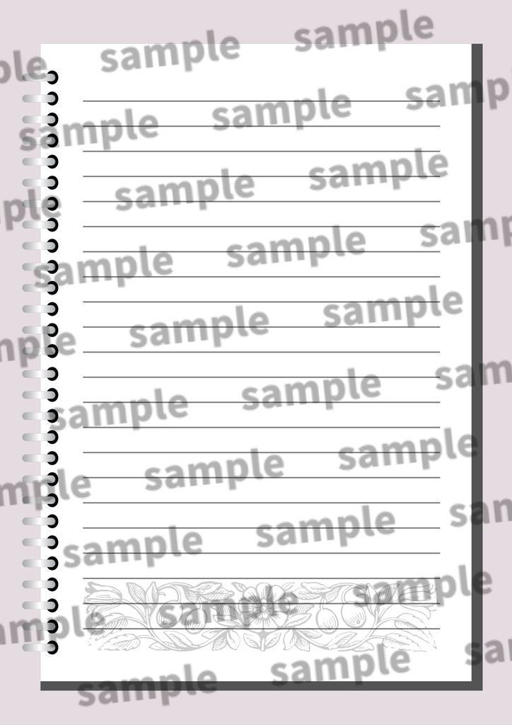デジタルノートcanva template