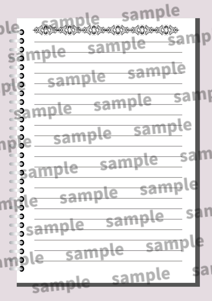 デジタルノートcanva template