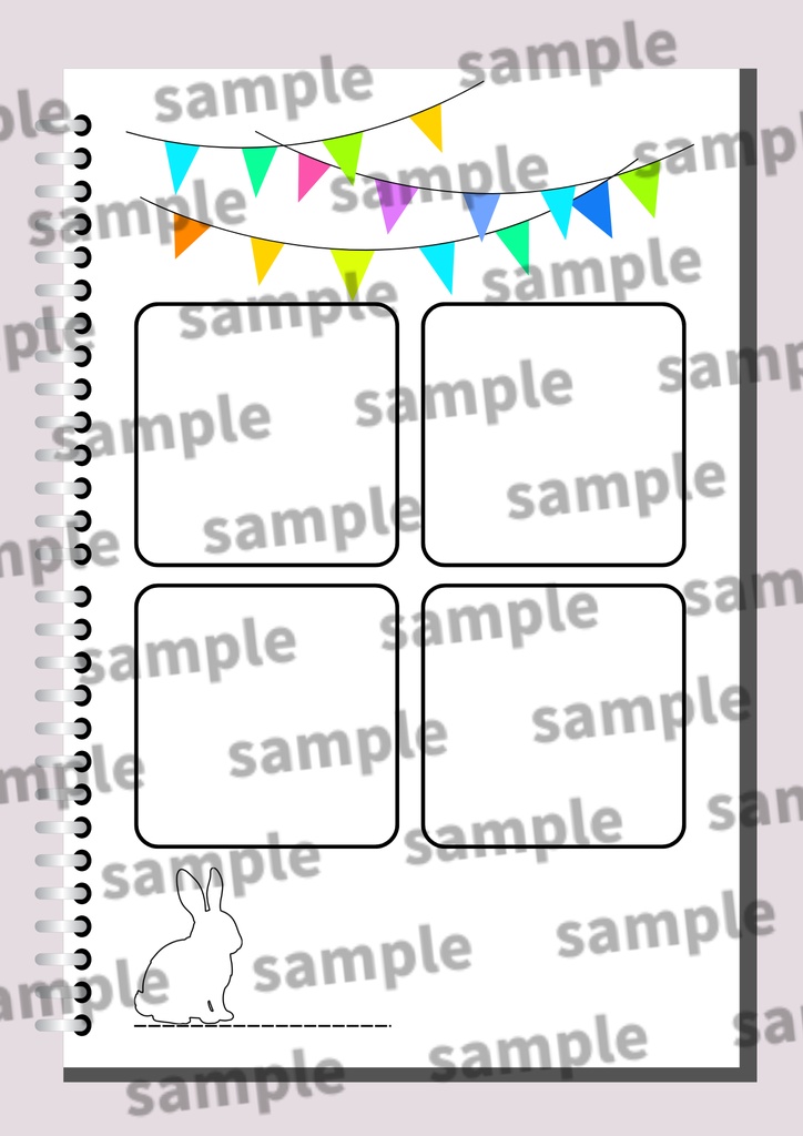 デジタルノートcanva template