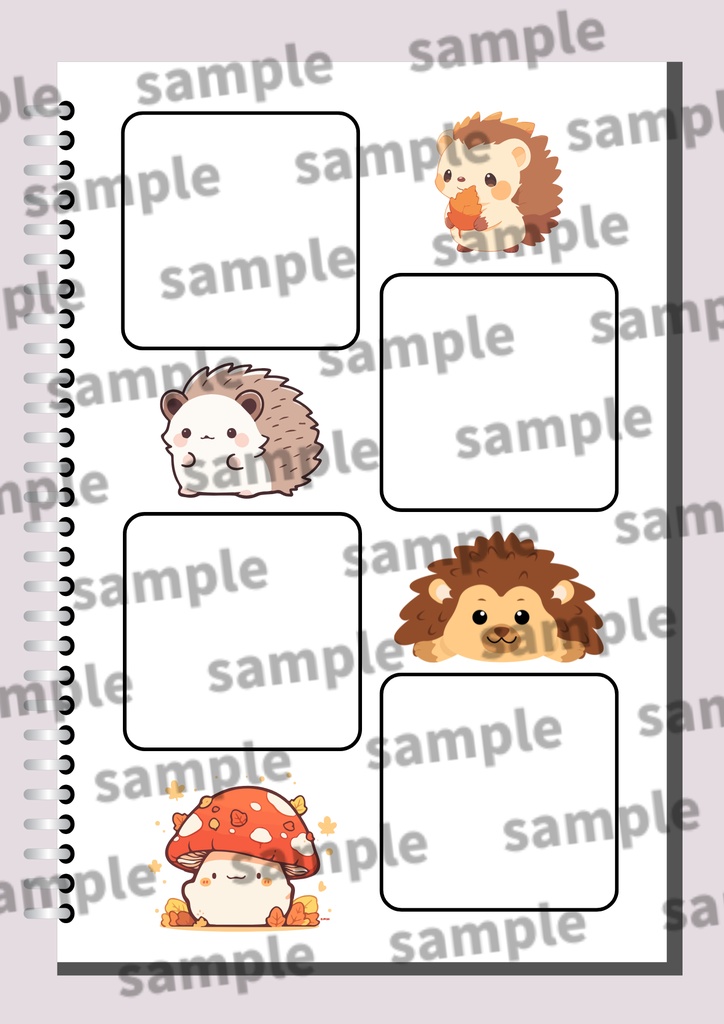 デジタルノートcanva template