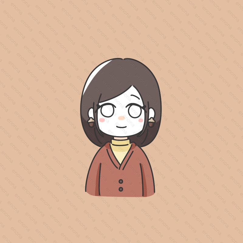 どんぐりイヤリングの女の子