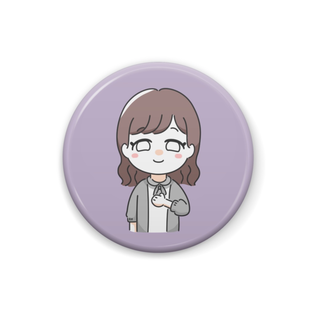 胸の前で拳を握る女の子