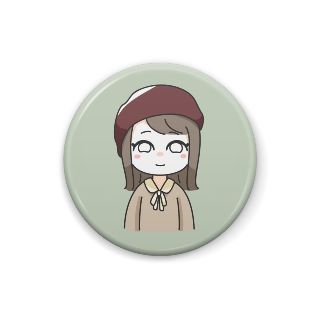 外ハネベレー帽女の子