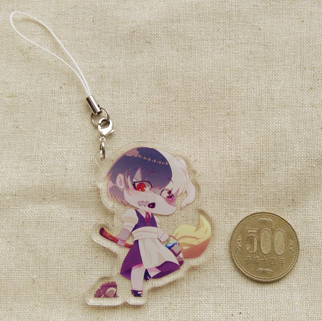 うちの子アクリルストラップ 全3種