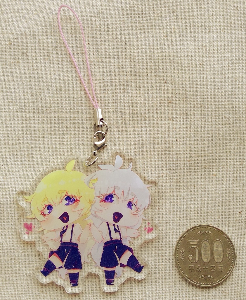 うちの子アクリルストラップ 全3種