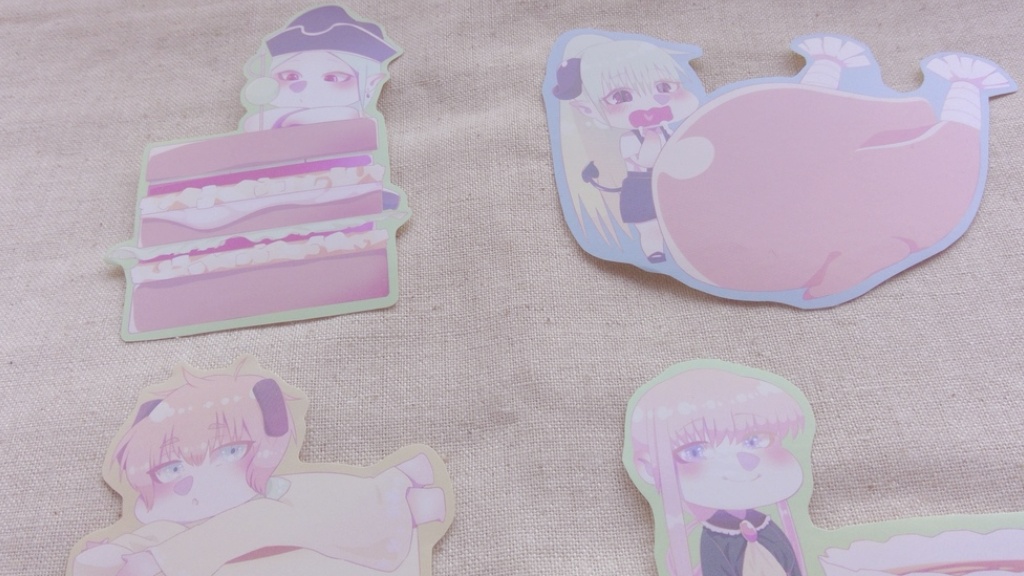 うちの子×食 おっきいシール