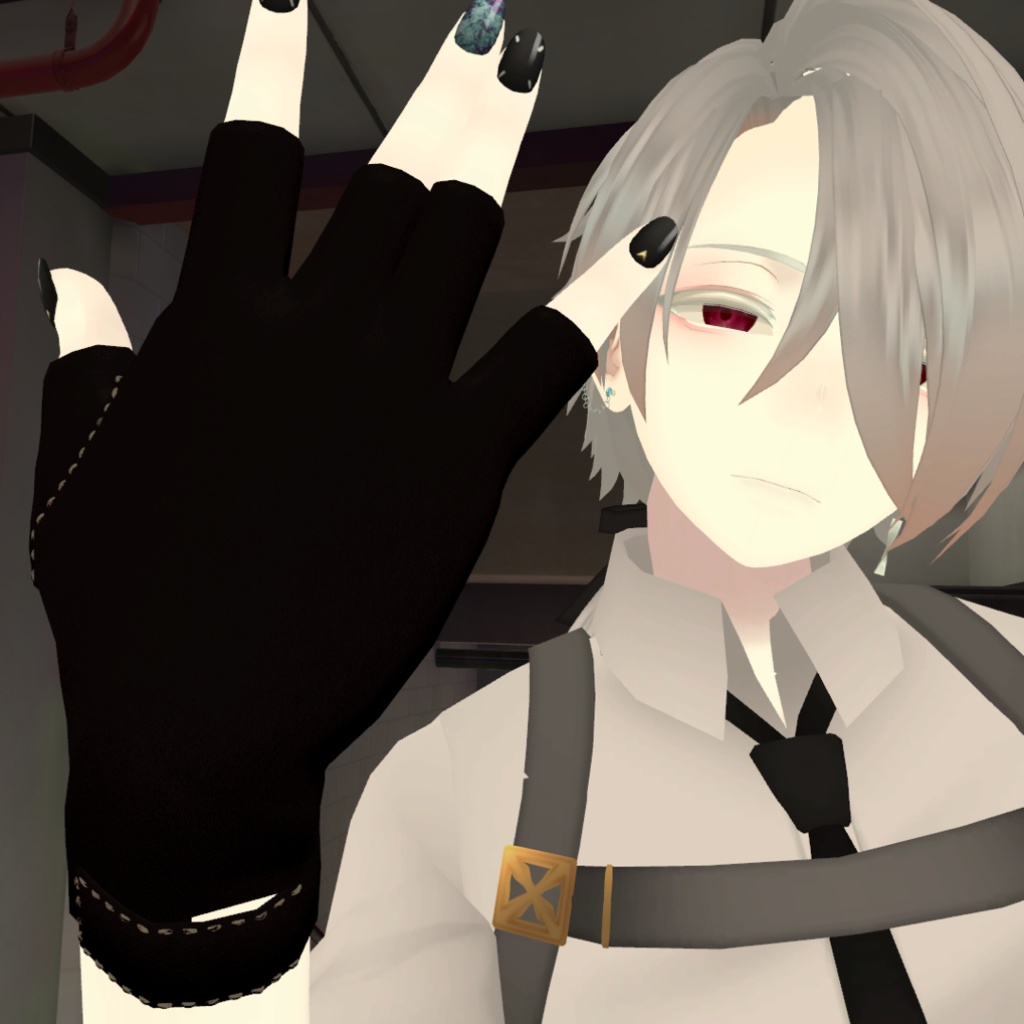 【碼希対応】 指抜きグローブ