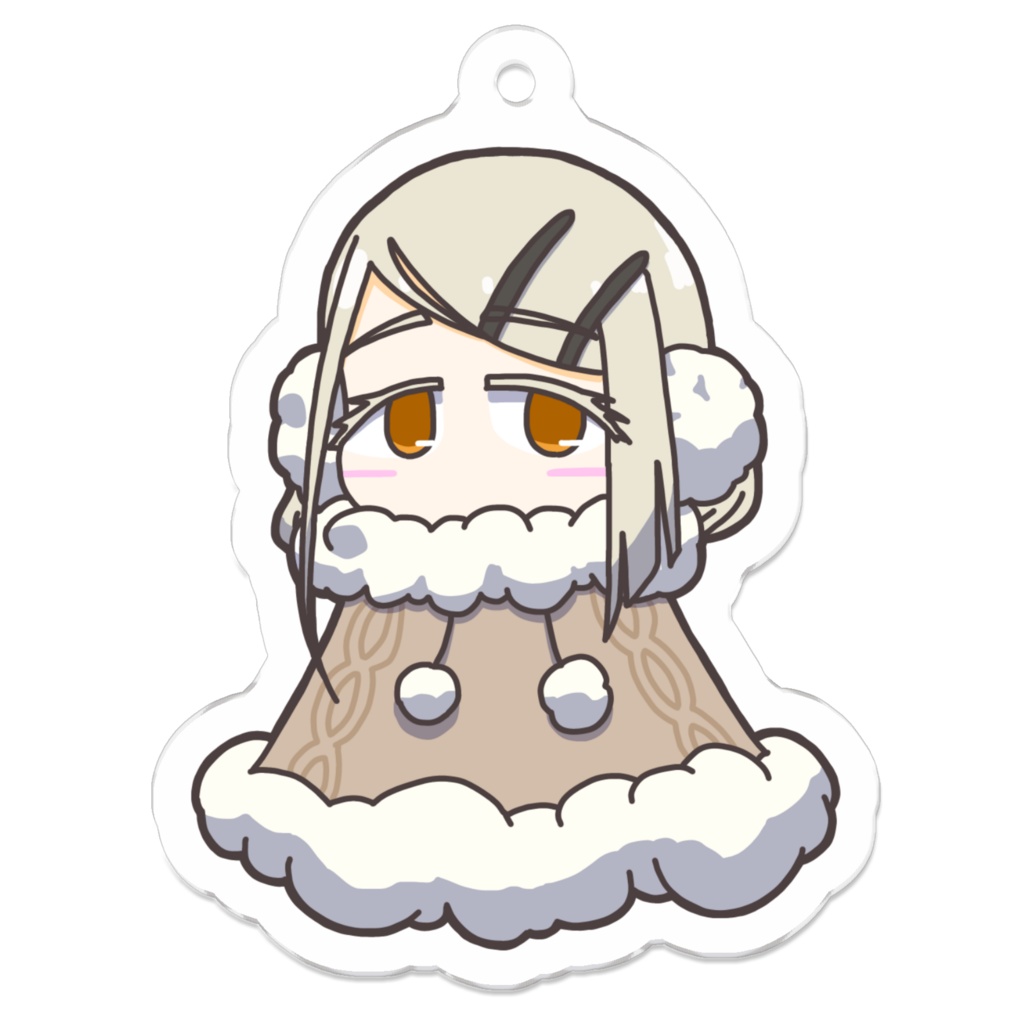 もこもこ広アクキー