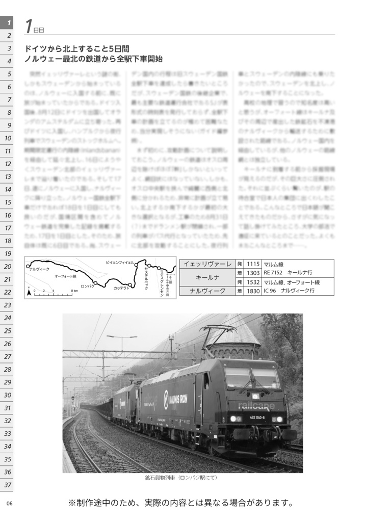 ノルウェー鉄道全駅下車の旅
