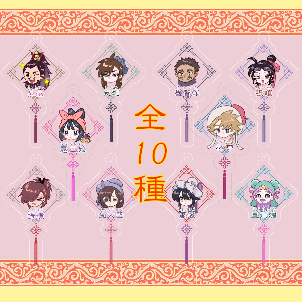 梁山泊好漢アクキーガチャ