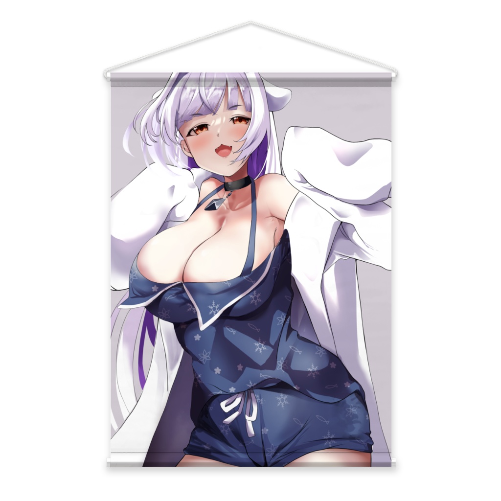 【デビュー半年記念】餅乃ふぉかタペストリー【キービジュアル】