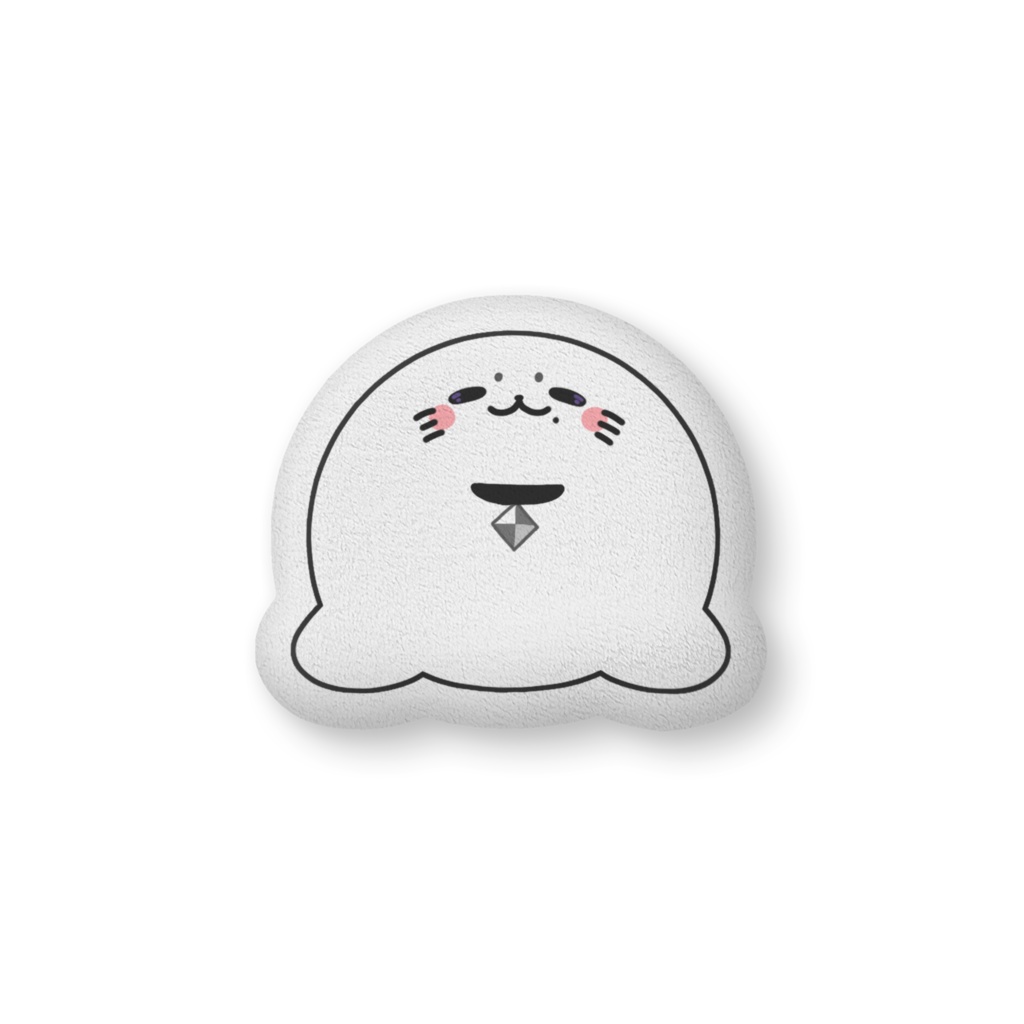 【2周年記念グッズ】あざらしふぉかクッション【サイズ2種】