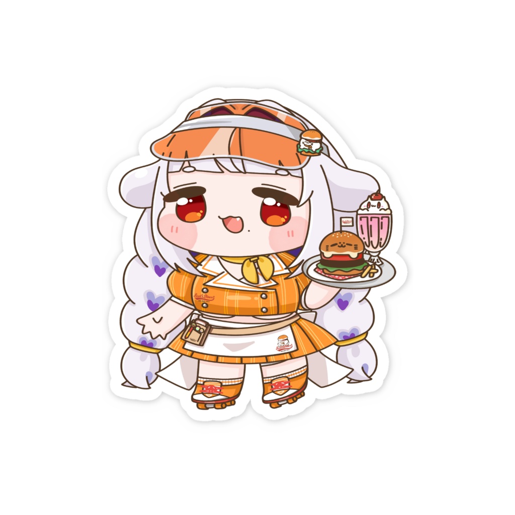 【3周年記念グッズ】スマホステッカー~ダイナーVer.~【新衣装】