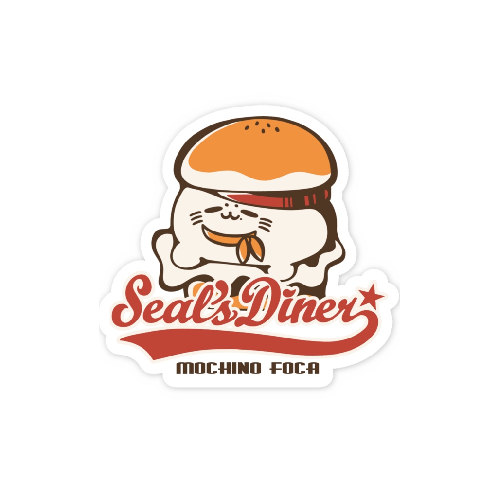 【3周年記念グッズ】スマホステッカー~Seal's Diner~【新衣装】