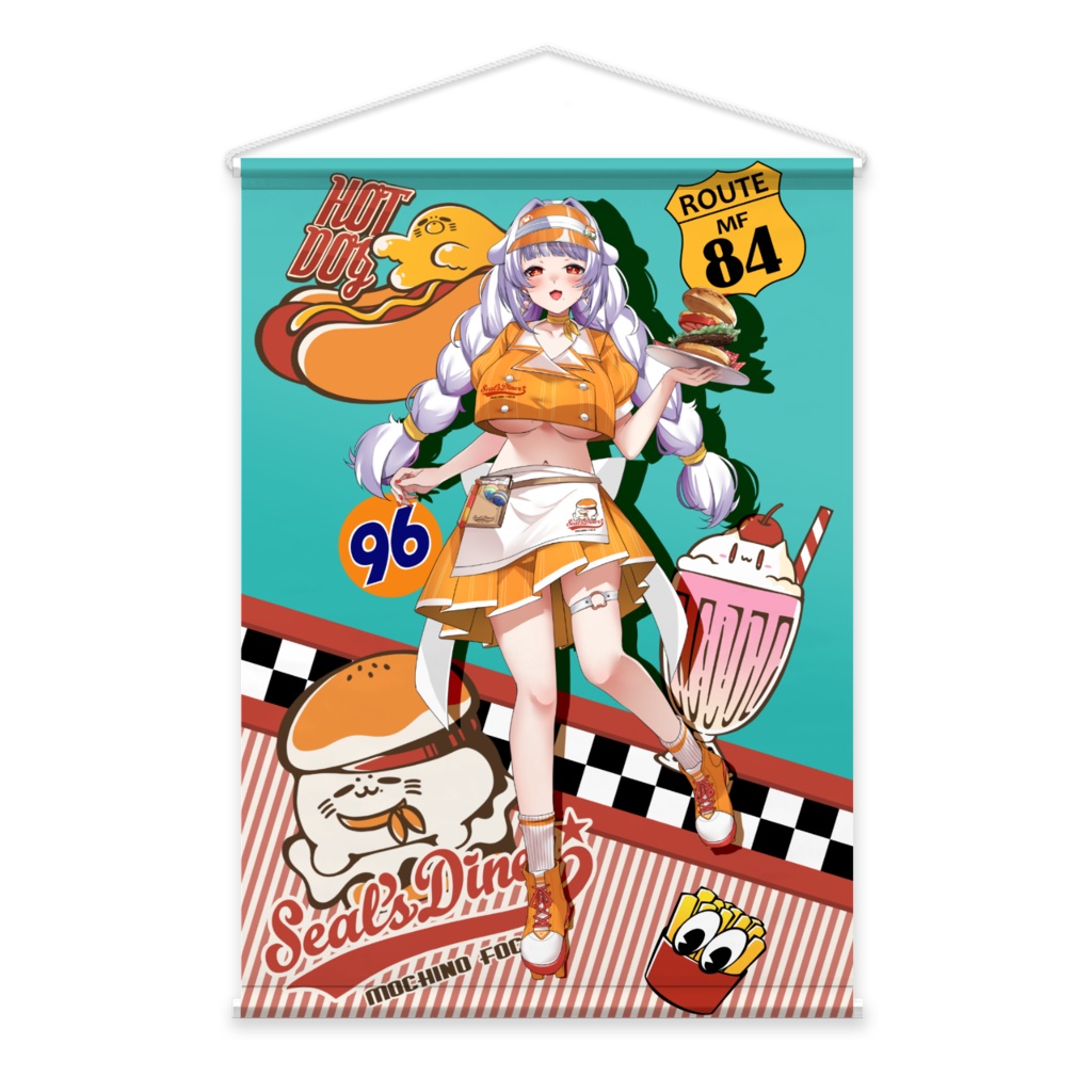 【3周年記念グッズ】タペストリー~ダイナーVer.~【新衣装】