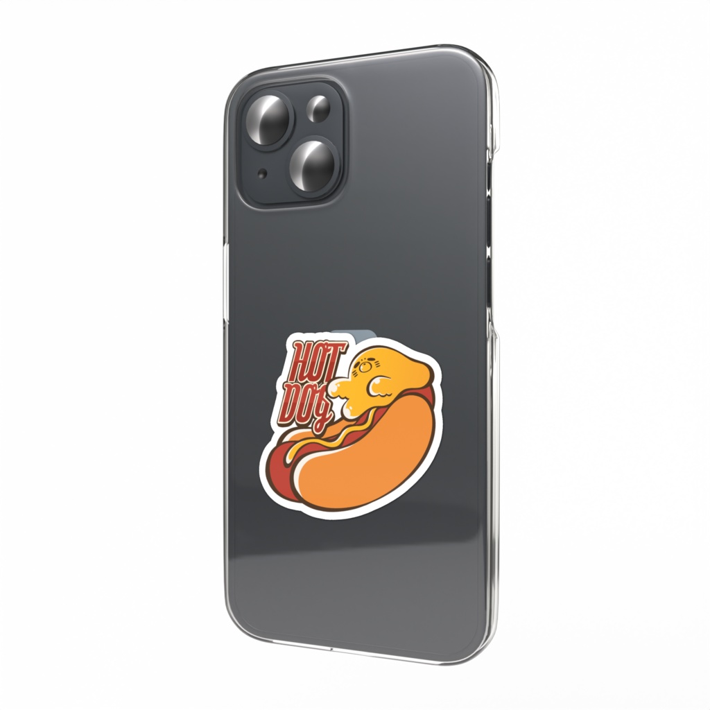 【３周年記念グッズ】スマホステッカー～HOTDOG～【新衣装】
