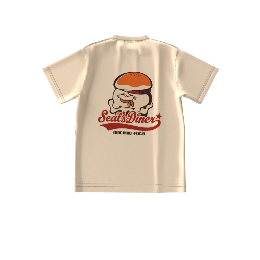 【3周年記念グッズ】ビッグシルエットTシャツ~Seal's Diner~【新衣装】