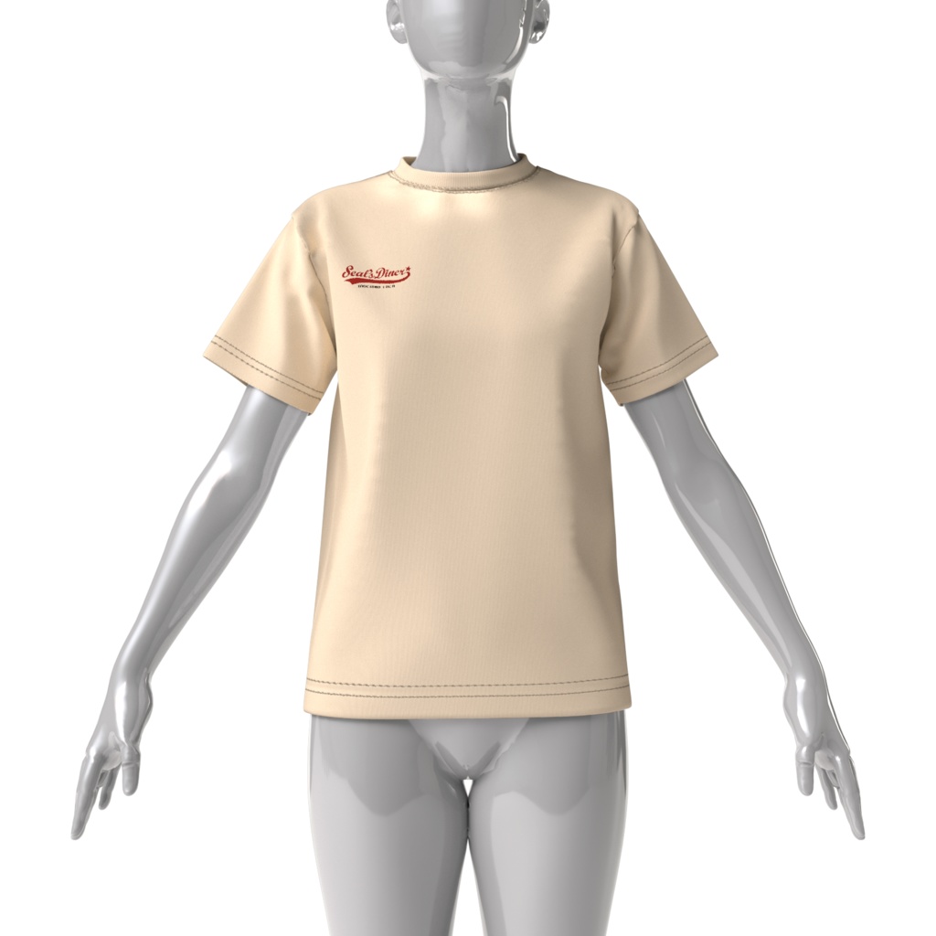 【3周年記念グッズ】ビッグシルエットTシャツ~Seal's Diner~【新衣装】