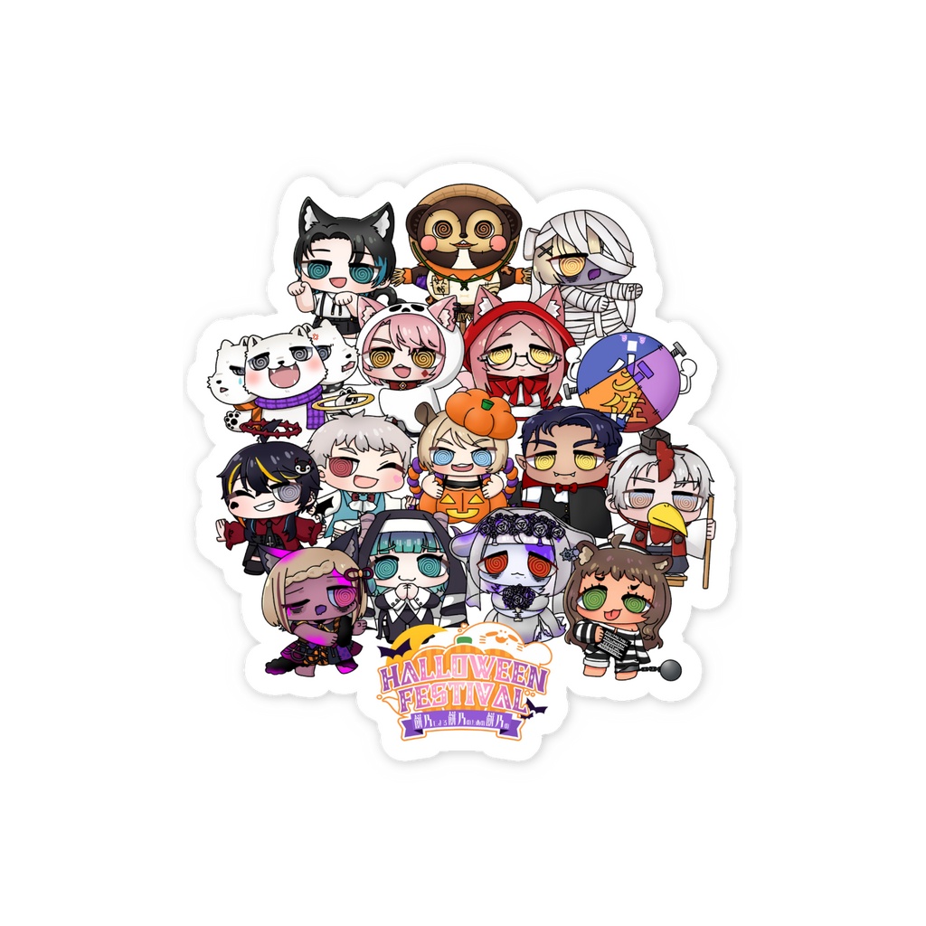 【期間限定】🎃もももHALLOWEENフェス仮装ステッカー🦭【全１７種】