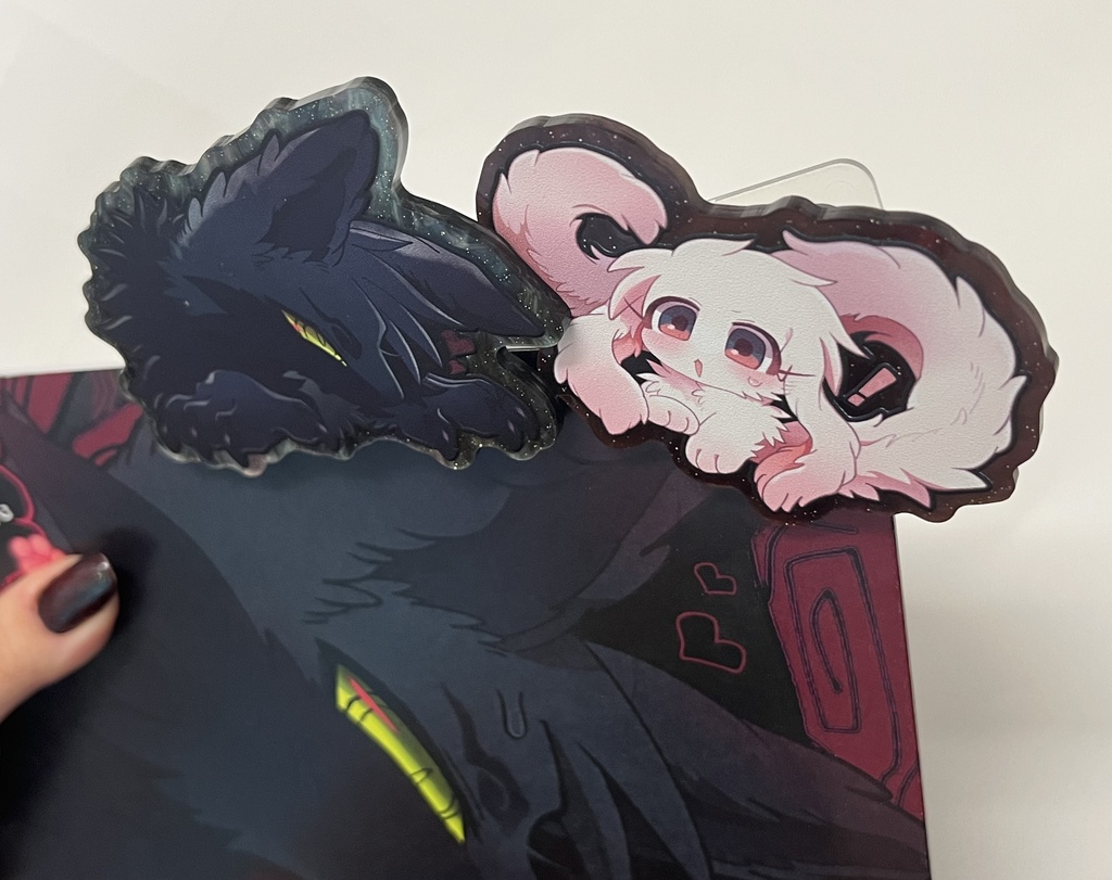 黒い魔物&いのちチャン みまもりクリップ