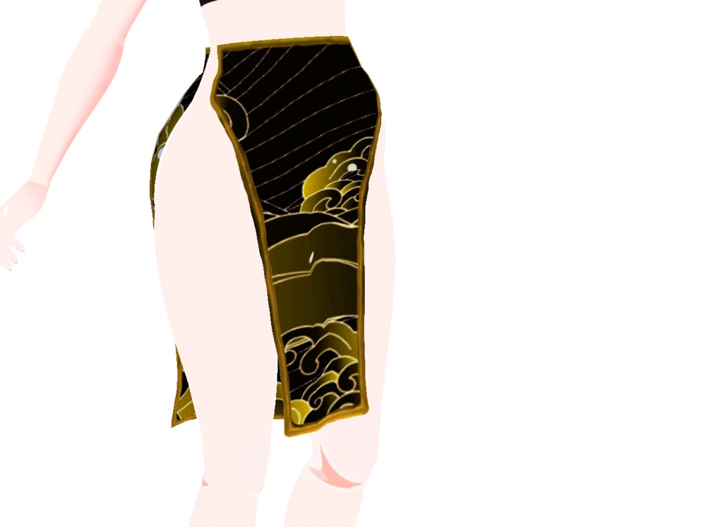 Japanese Shibari and Waves Style Set