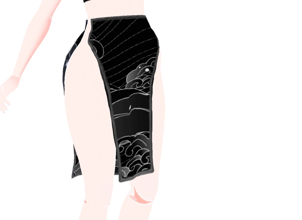 Japanese Shibari and Waves Style Set
