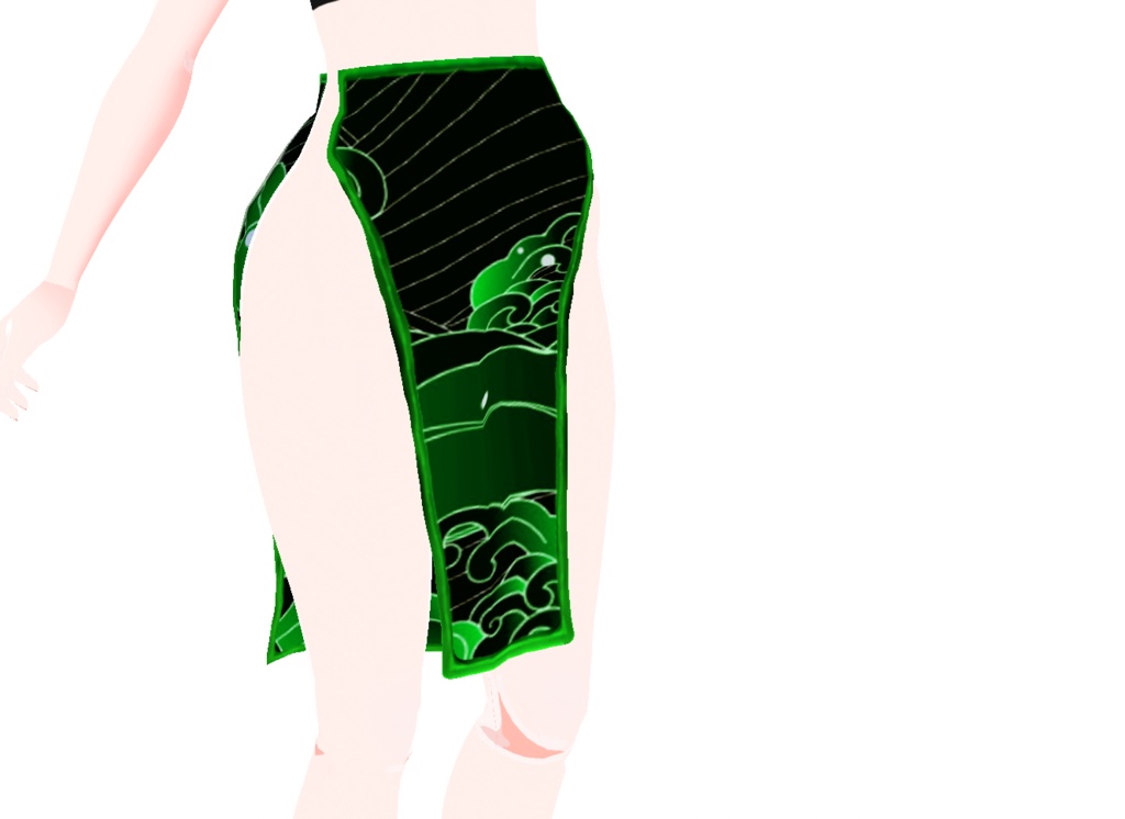 Japanese Shibari and Waves Style Set